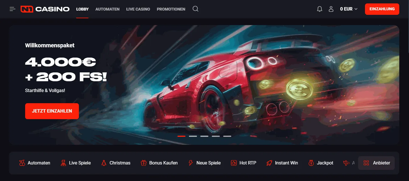 N1 Casino Startseite